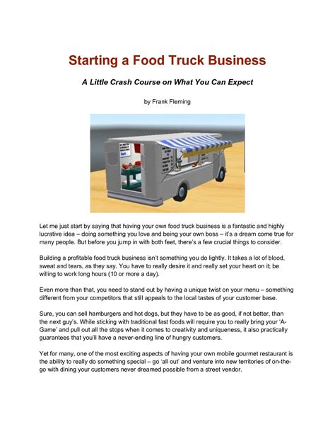 Food truck business plan. Things To Know About Food truck business plan. 